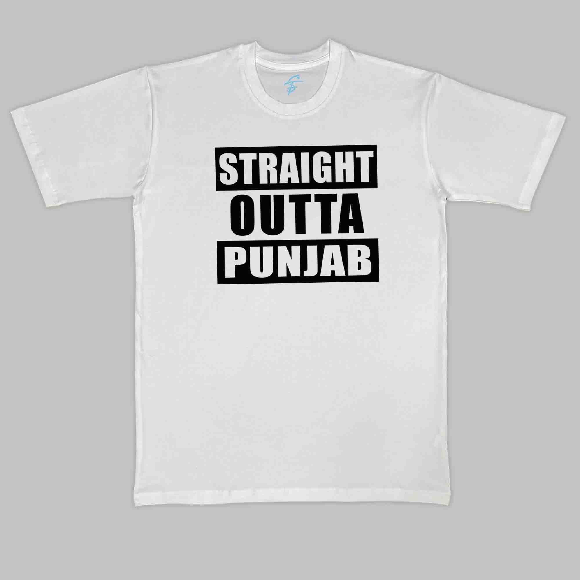 STRAIGHT OUTTA PUNJAB TSHIRT - Vibe Wear