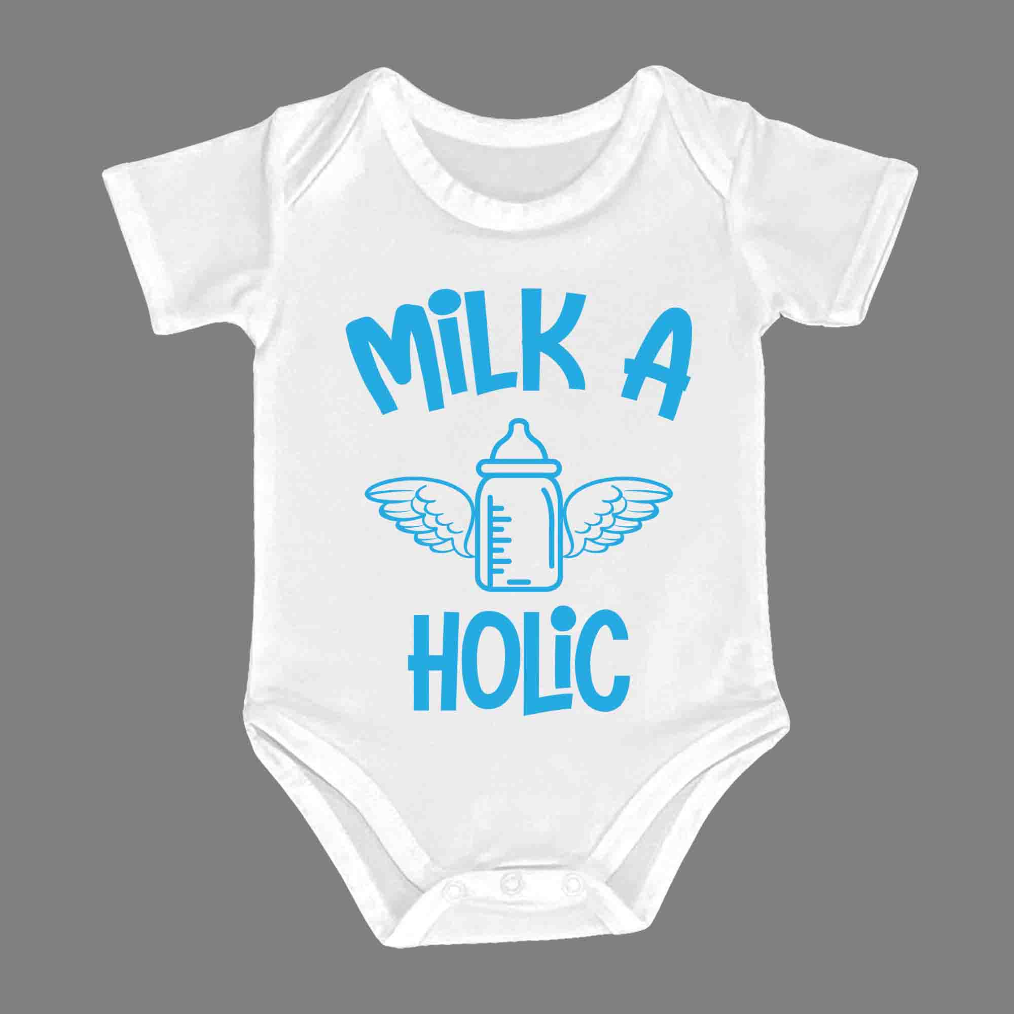MILK A HOLIC BABY ROMPER - Infant Tees