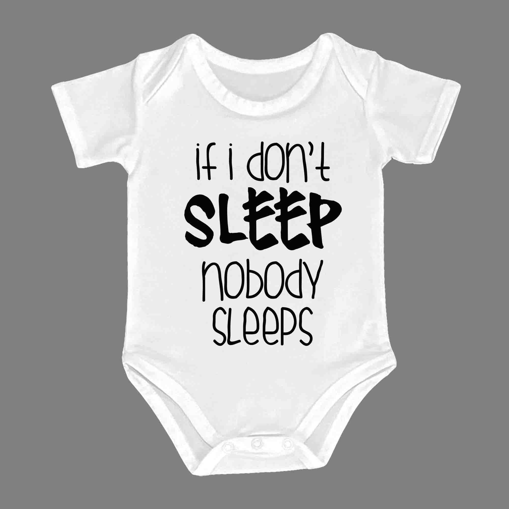 IF I DONT SLEEP BABY ROMPER - Infant Tees