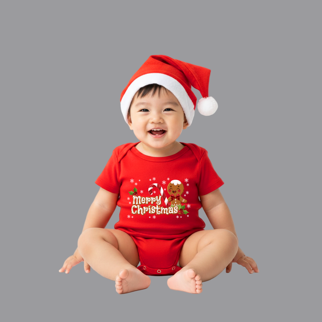 Merry Christmas cute candy and Gingerbread T-shirts | Gingerbread Graphic T-shirt