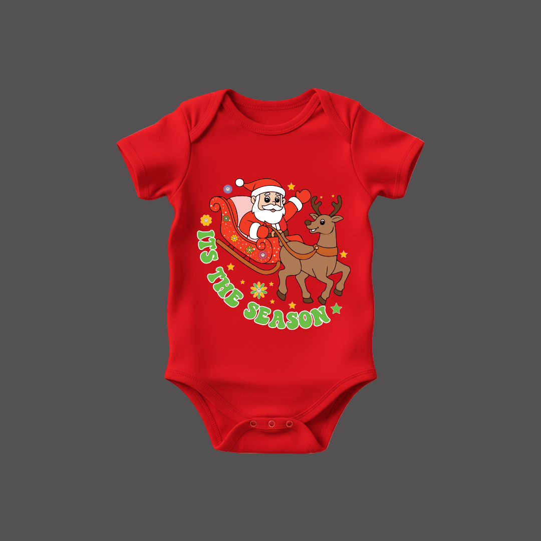 Christmas season T-shirt | Santa Sleigh reindeer t-shirt | Santa t-shirt Matching Family outfit