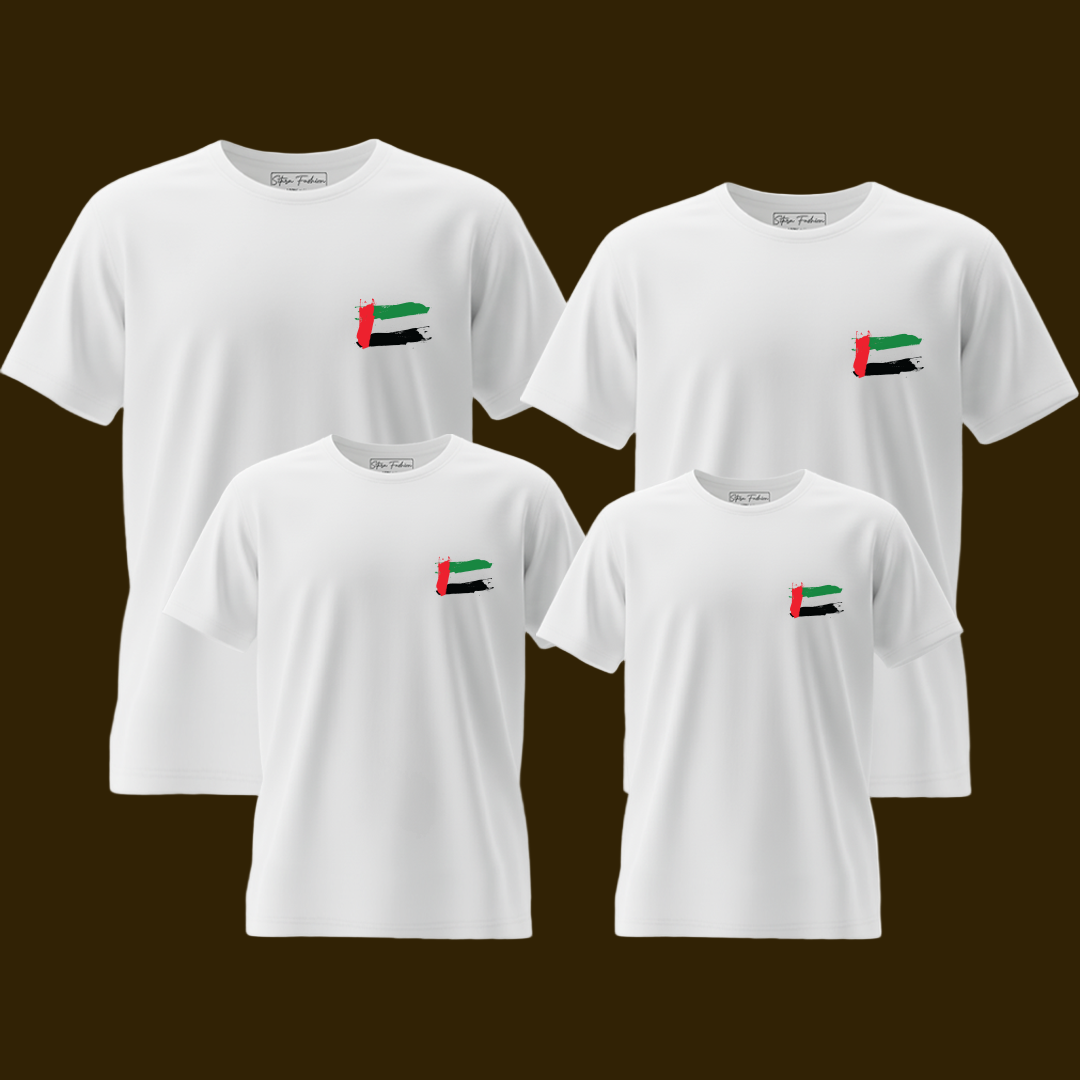UAE National Day Coordinated Family T-Shirts – Happy National Day Edition