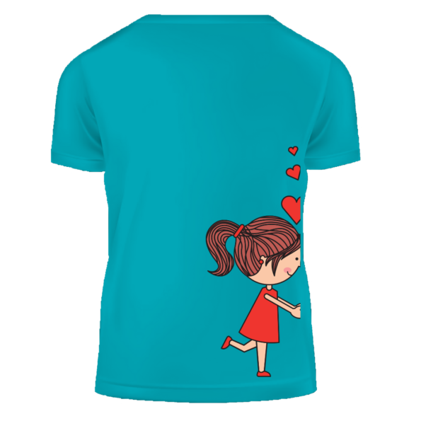 Cartoon Love Design, Set of 2 PCS – Couple Tshirt for Couples
