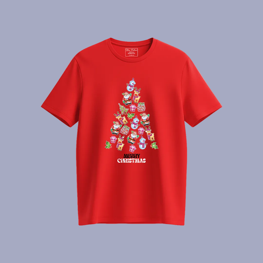 Candies Christmas Tree , Santa treat Graphic Tees for Kids Unisex and matching T-shirt