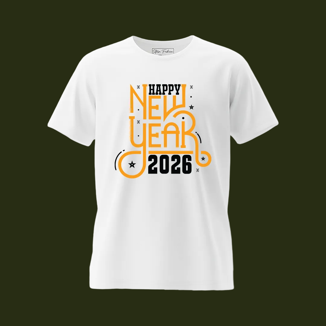 Matching Family New Year 2026 T-Shirts – Happy New Year 2026 Graphic Tees for Parents, Kids & Rompers– Custom NYE Family T-shirts – Matching New Year Eve Celebration T-Shirts