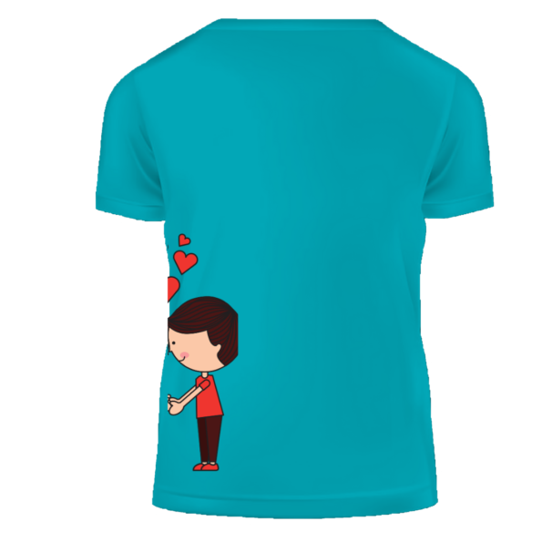 Cartoon Love Design, Set of 2 PCS – Couple Tshirt for Couples