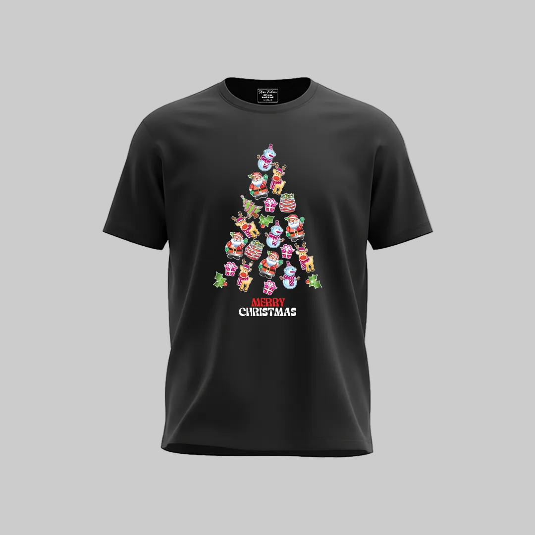 Candies Christmas Tree , Santa treat Graphic Tees for Kids Unisex and matching T-shirt