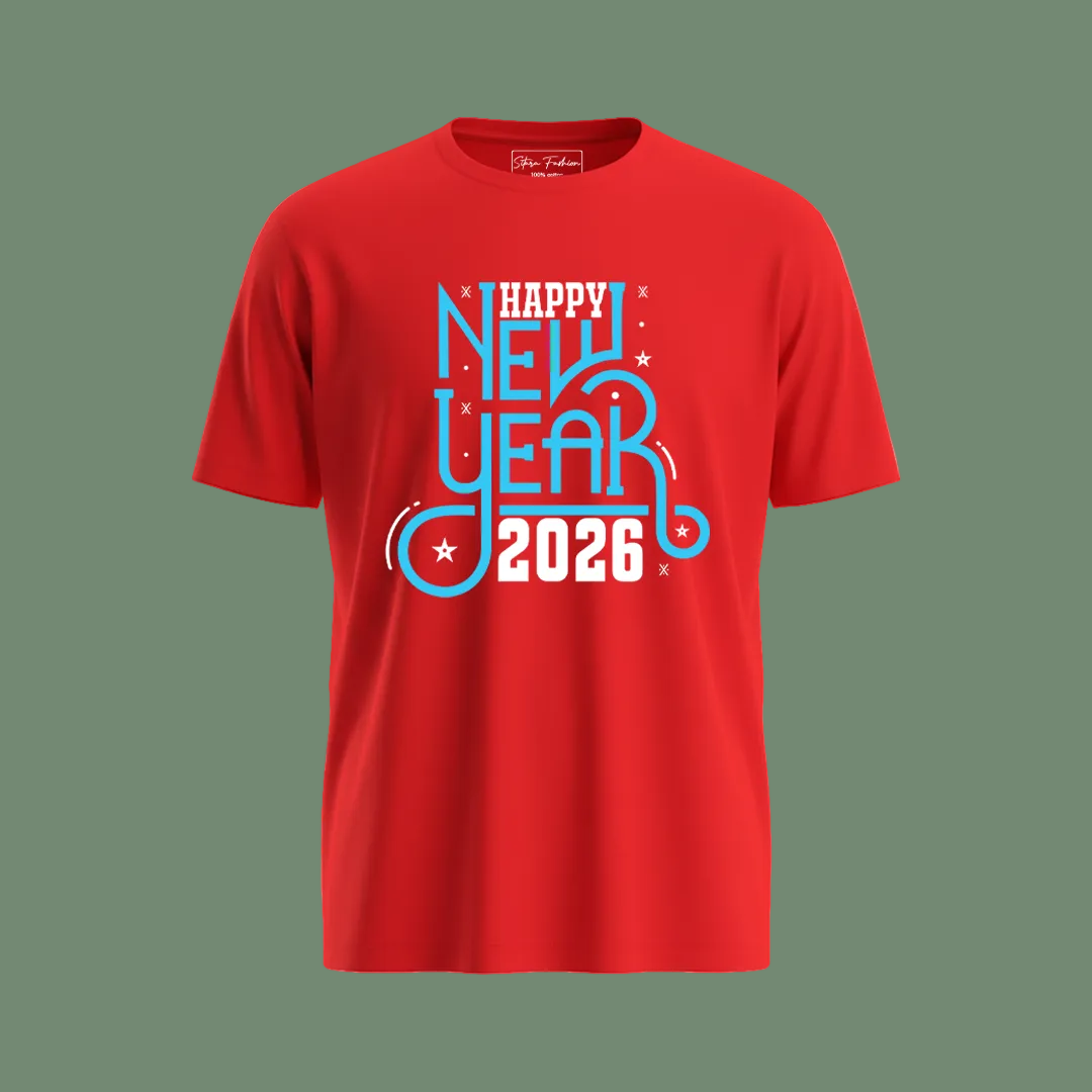 Matching Family New Year 2026 T-Shirts – Happy New Year 2026 Graphic Tees for Parents, Kids & Rompers– Custom NYE Family T-shirts – Matching New Year Eve Celebration T-Shirts
