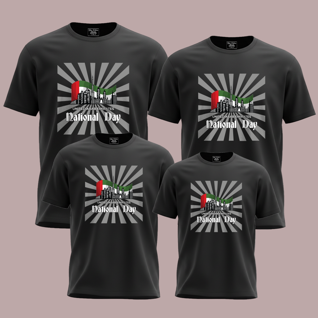 UAE National Day Family T-Shirts – Patriotic Graphic Collection