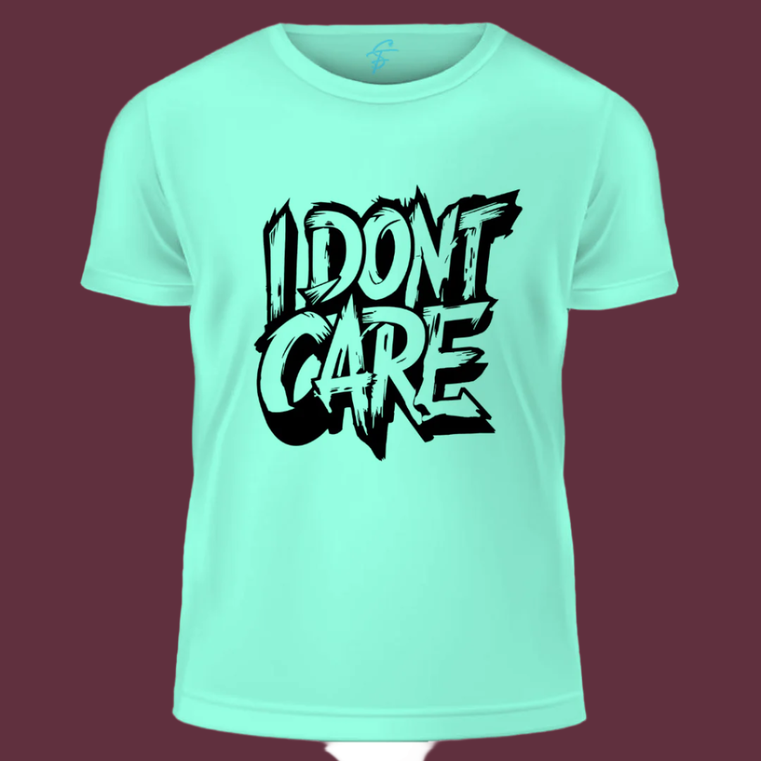 I Don't Care at all  - Vibe Wear T-Shirt, 100% Cotton