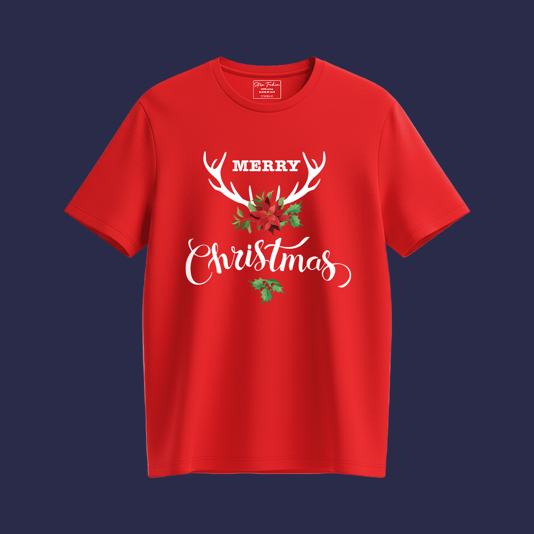 Merry Christmas Tees - Reindeer Christmas T-shirts Matching Family outfit