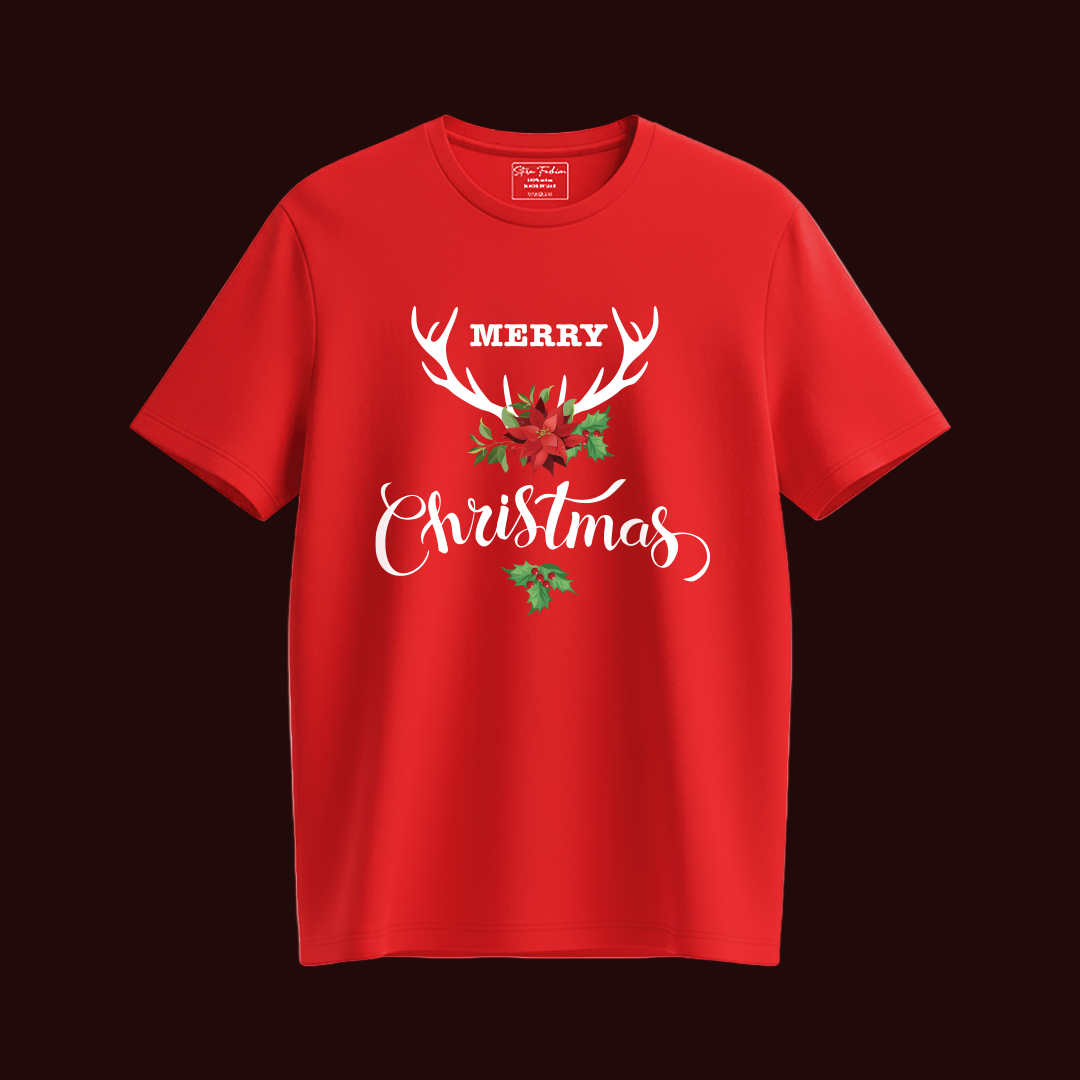 Merry Christmas Tees - Reindeer Christmas T-shirts Matching Family outfit
