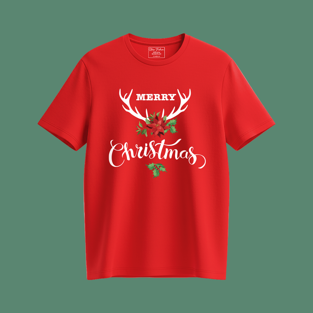 Merry Christmas Tees - Reindeer Christmas T-shirts Matching Family outfit