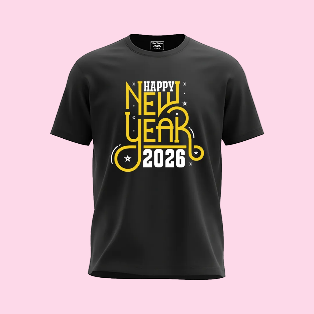 Matching Family New Year 2026 T-Shirts – Happy New Year 2026 Graphic Tees for Parents, Kids & Rompers– Custom NYE Family T-shirts – Matching New Year Eve Celebration T-Shirts
