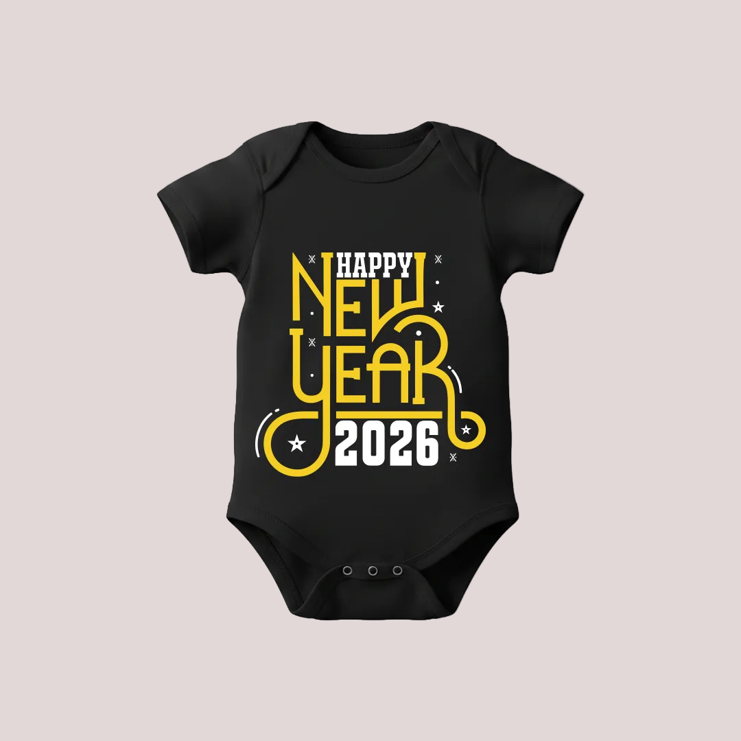 Matching Family New Year 2026 T-Shirts – Happy New Year 2026 Graphic Tees for Parents, Kids & Rompers– Custom NYE Family T-shirts – Matching New Year Eve Celebration T-Shirts