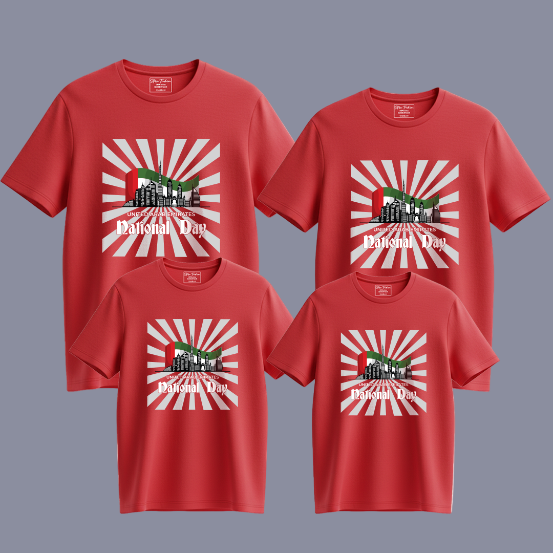 UAE National Day Family T-Shirts – Patriotic Graphic Collection