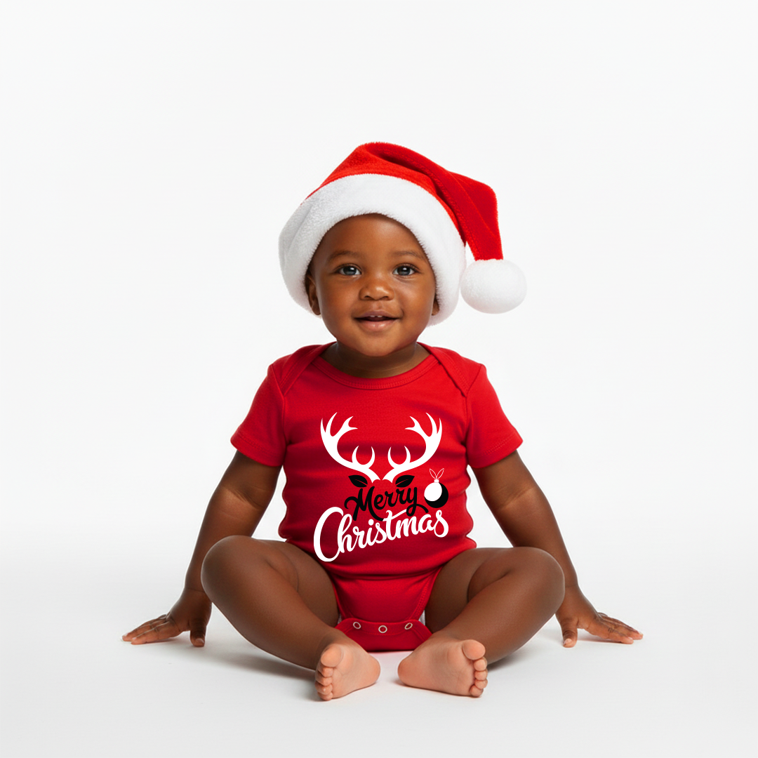 Merry Christmas Antler  T-shirts for Family | Antler T-shirts | Christmas T-shirts