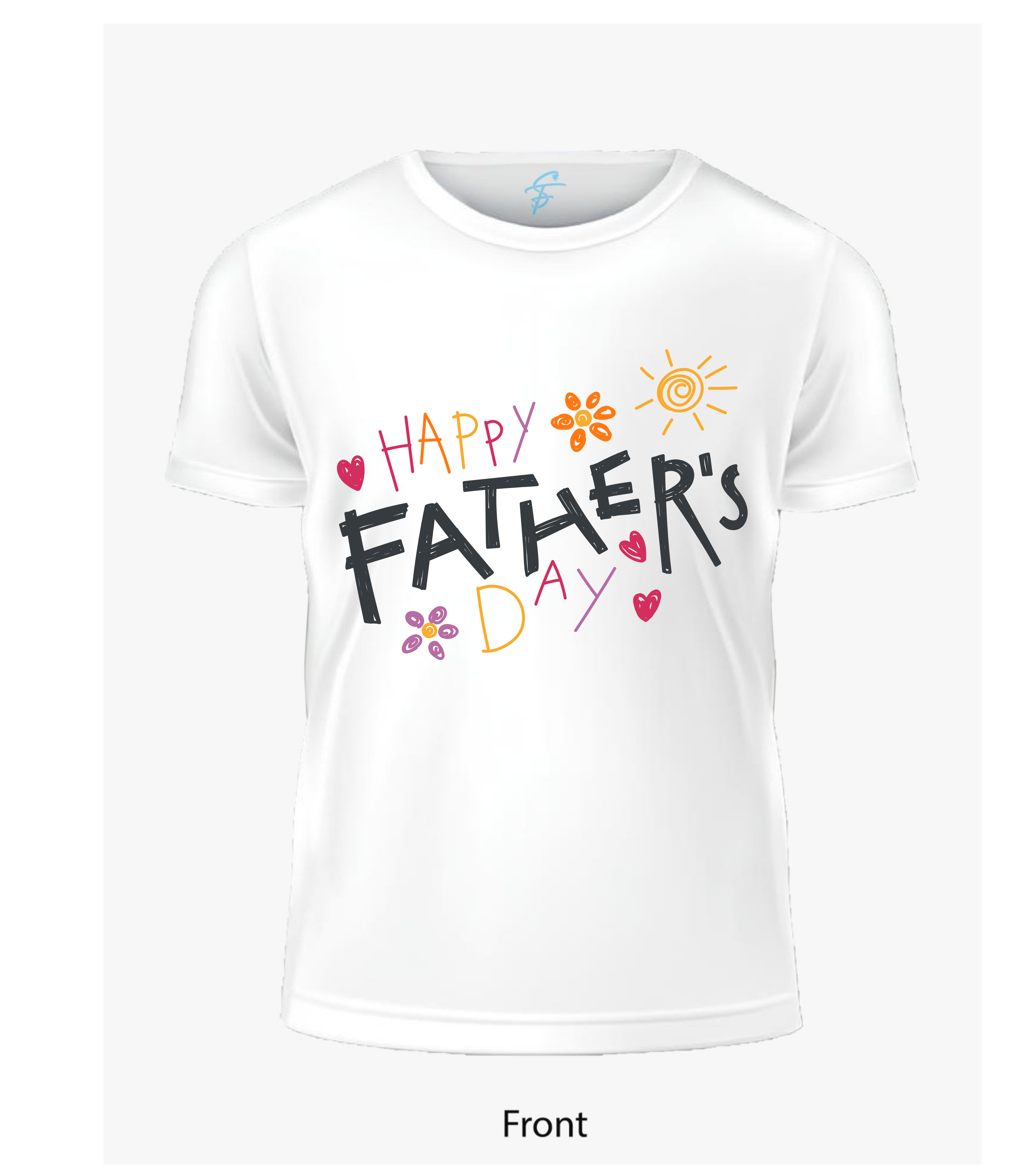 Happy Father's Day Graphic Printed T-Shirt for Men | Premium Cotton Round Neck Father's Day Tee