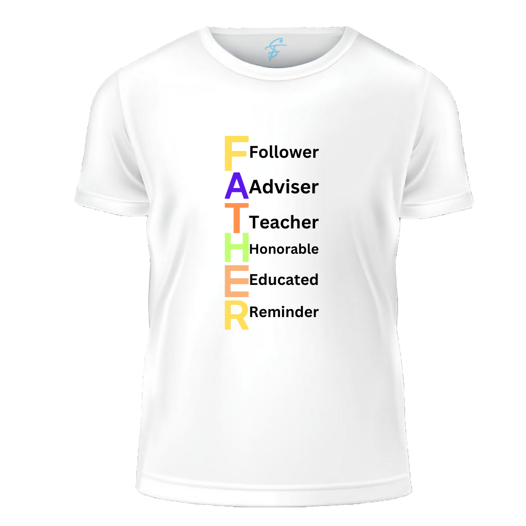 Parent-Child Graphic Print, Father's Day Matching T-Shirts