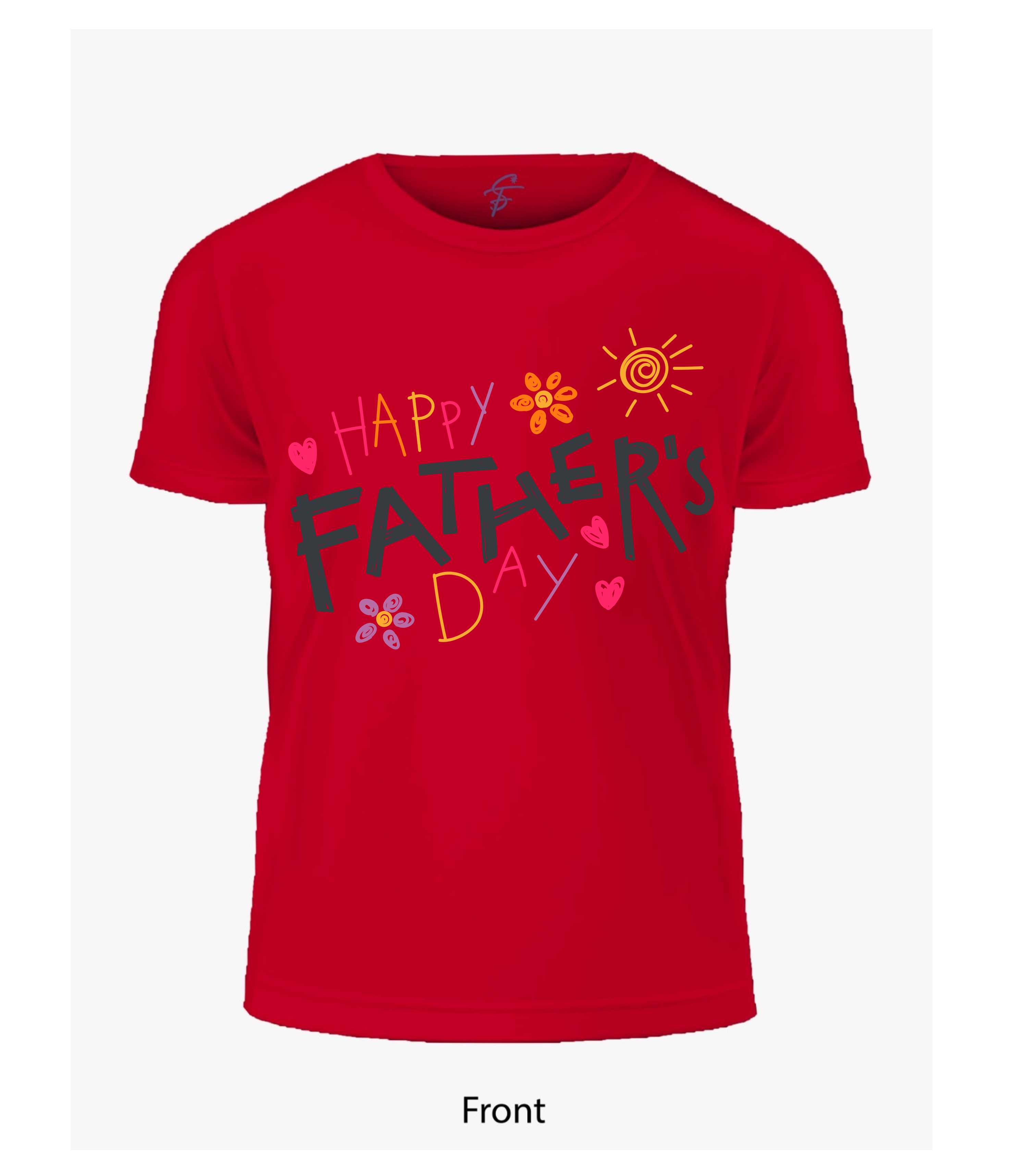 Happy Father's Day Graphic Printed T-Shirt for Men | Premium Cotton Round Neck Father's Day Tee