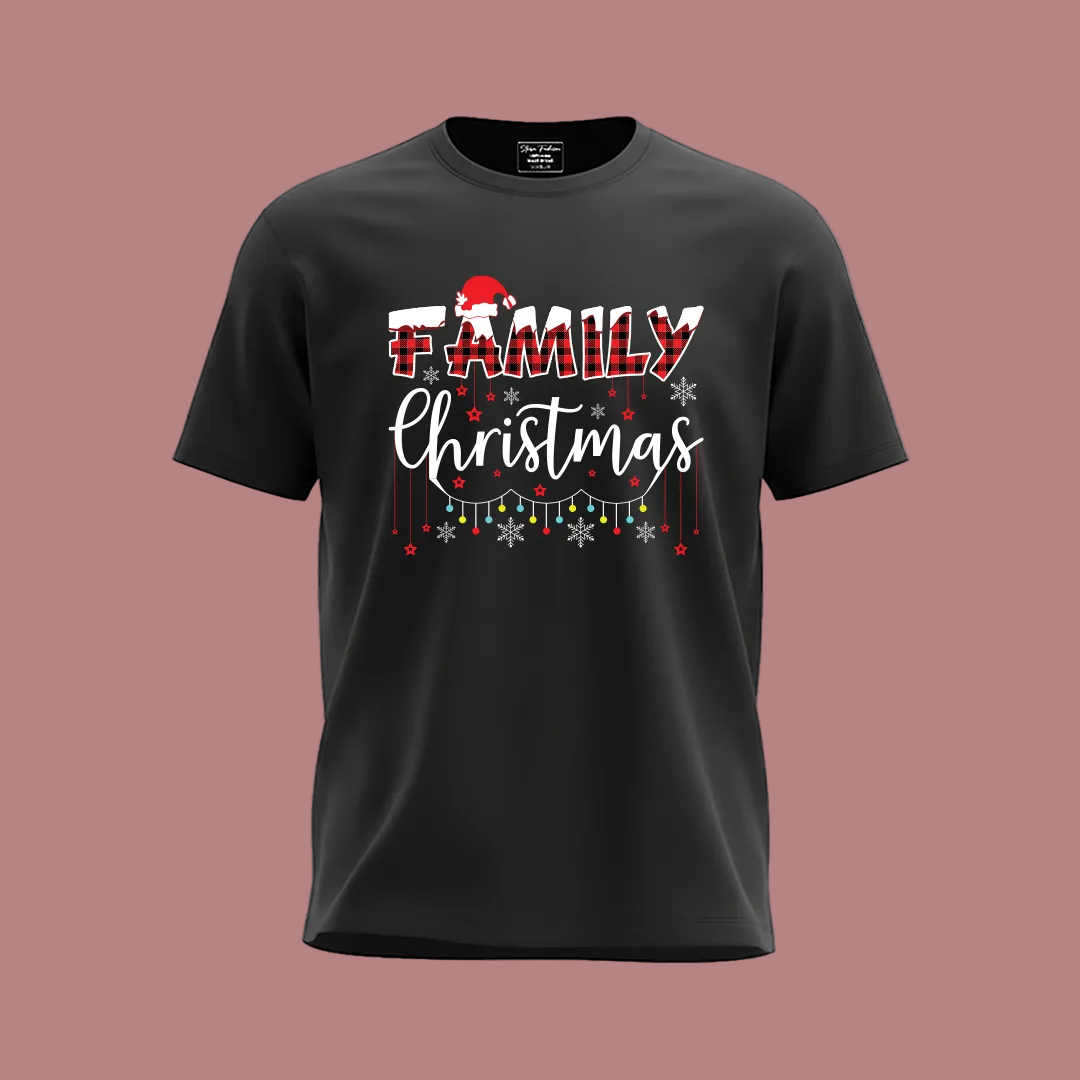 Family Christmas Tees - Christmas vibes T-shirt for family