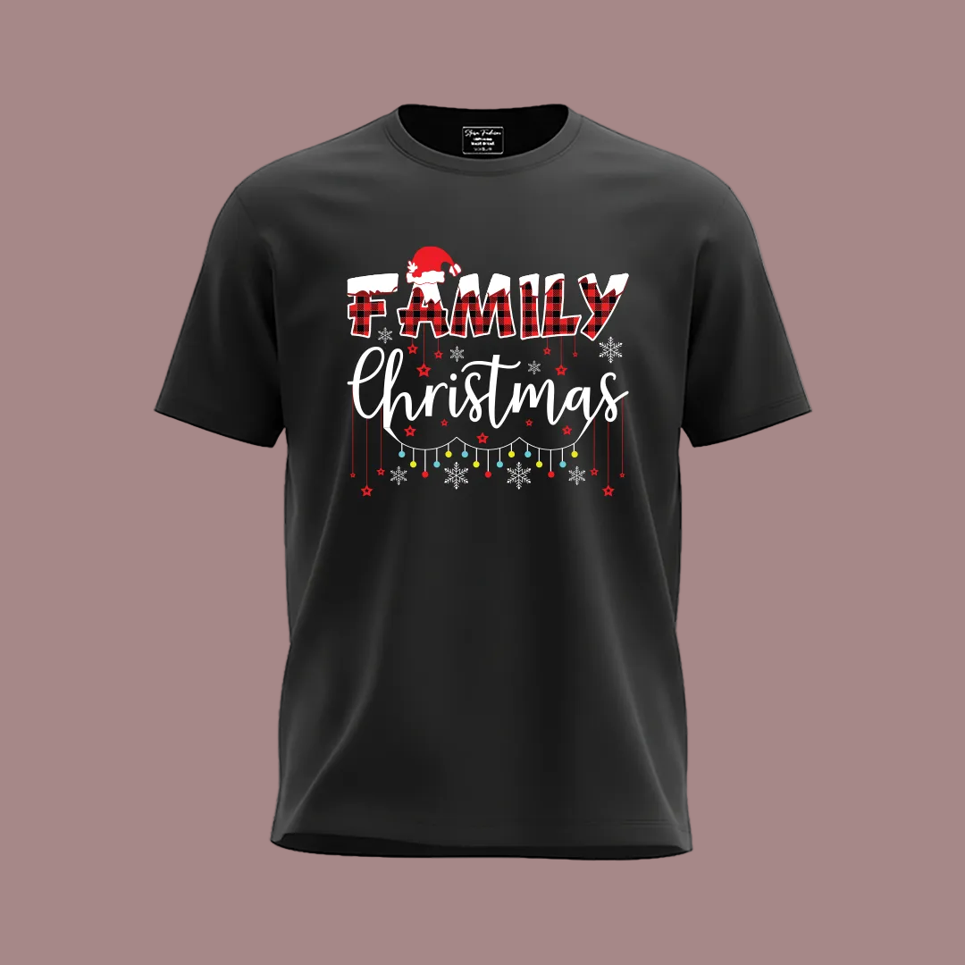 Family Christmas Tees - Christmas vibes T-shirt for family