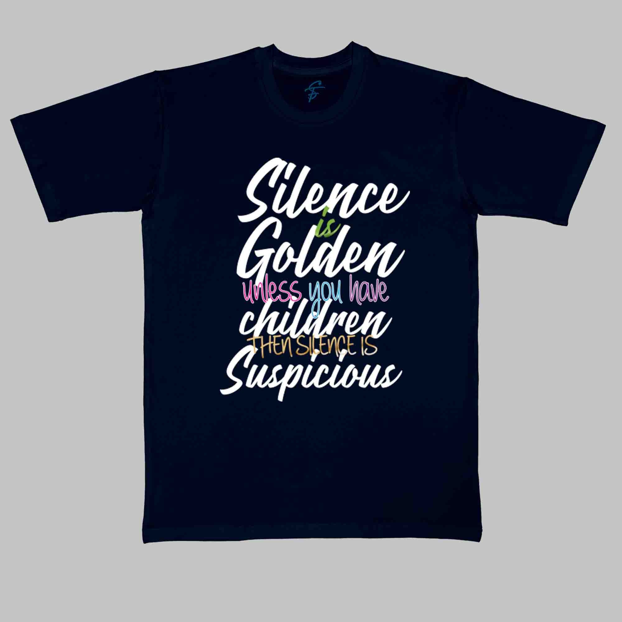 SILENCE IS GOLDEN TSHIRT - Twinning | Buy 1 at Actual Price or Get a Bundle at 40% Off!