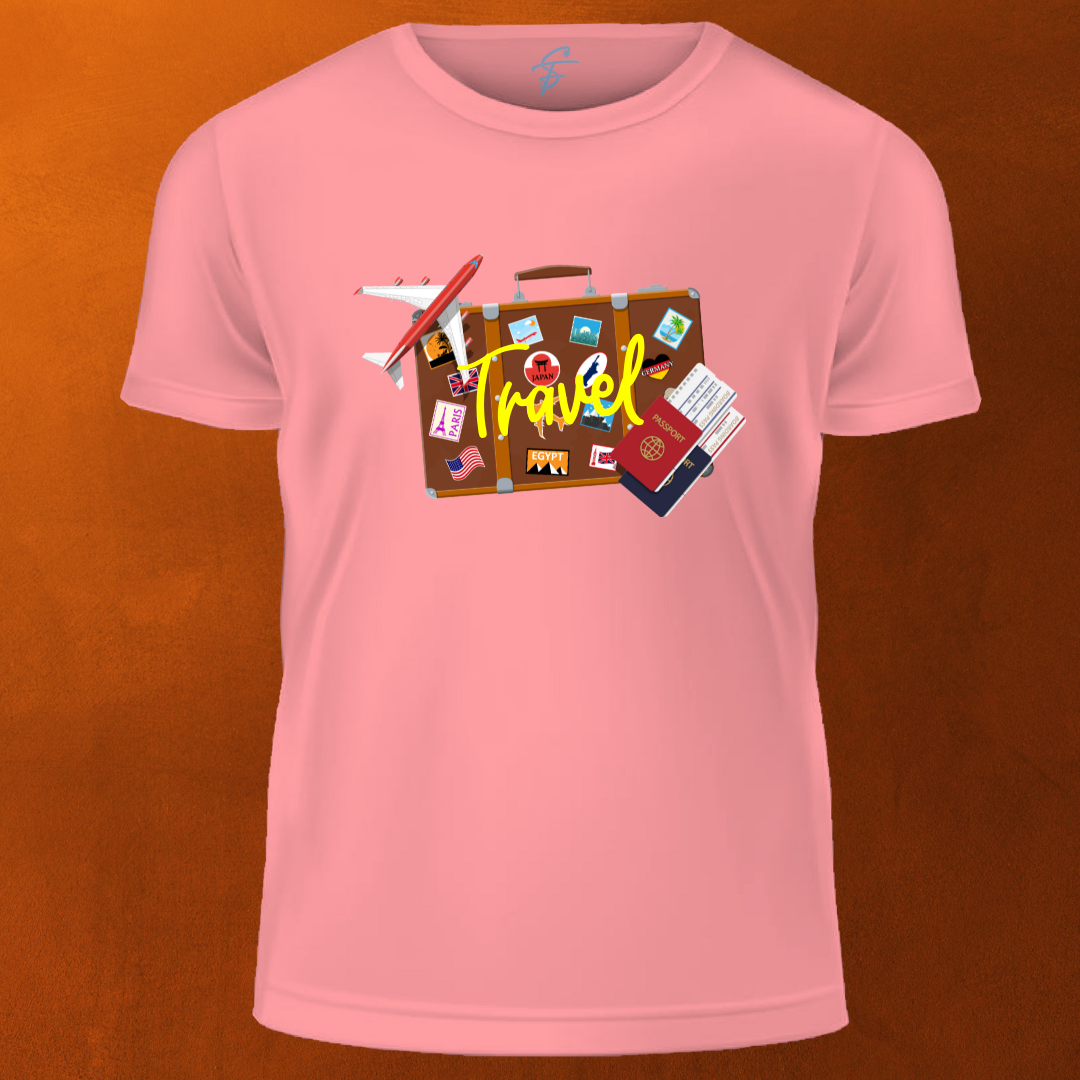 TRAVEL WITH THE AMAZING STUFF, T-Shirt, 100% Cotton, Travel Collection