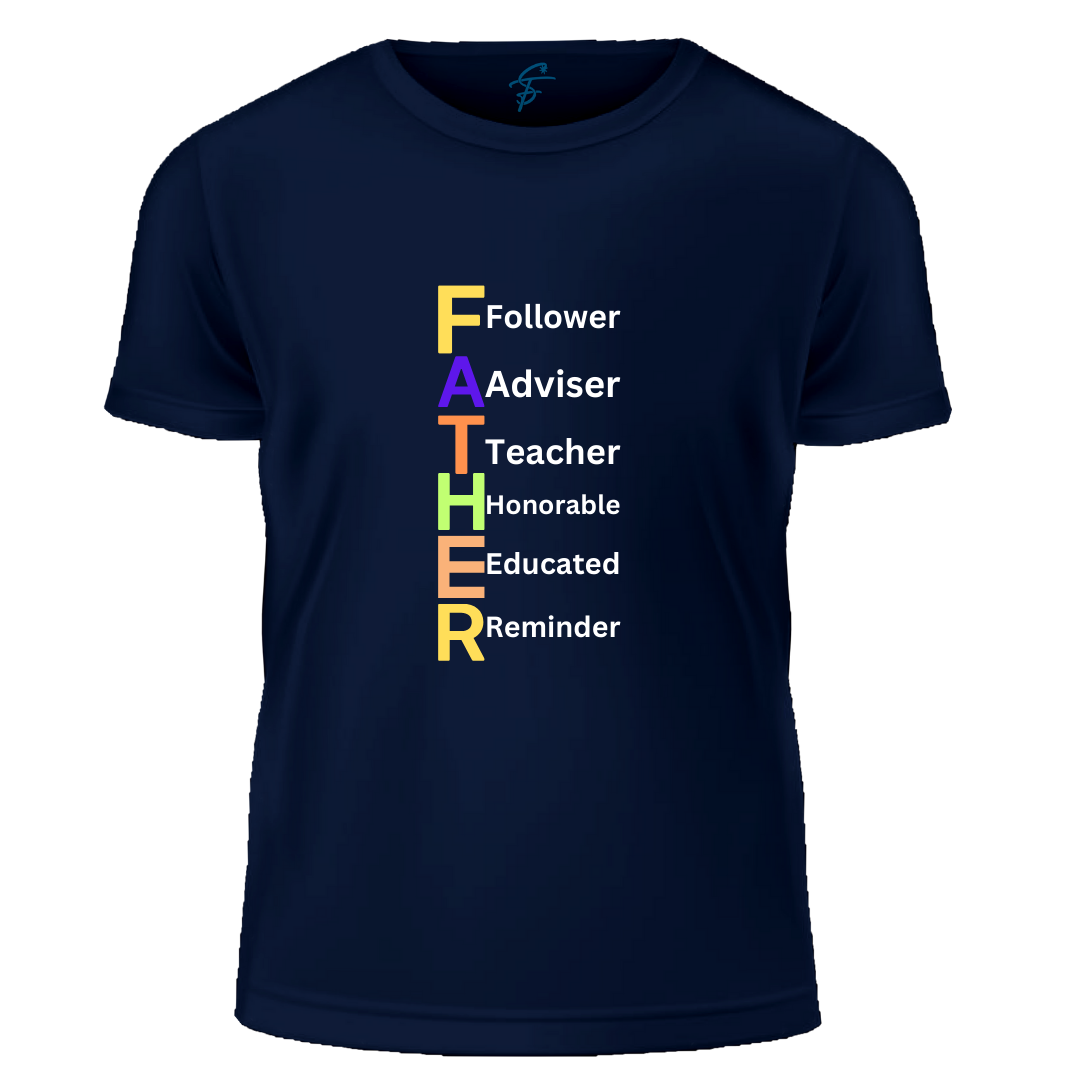 Parent-Child Graphic Print, Father's Day Matching T-Shirts