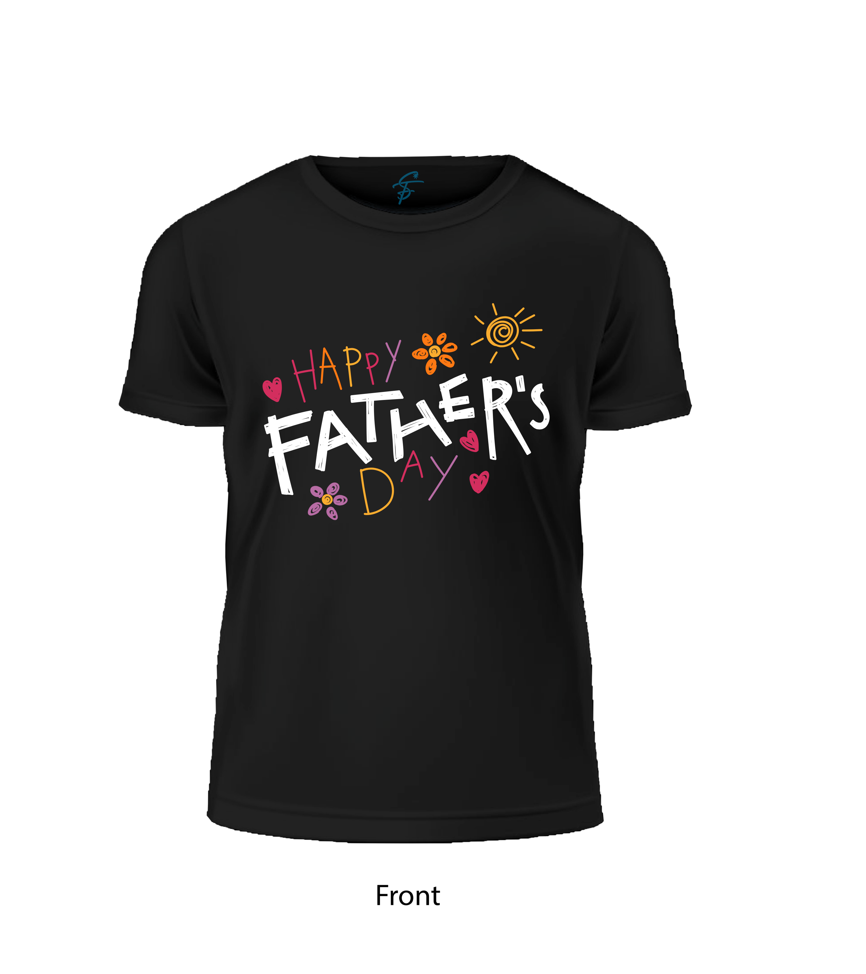 Happy Father's Day Graphic Printed T-Shirt for Men | Premium Cotton Round Neck Father's Day Tee