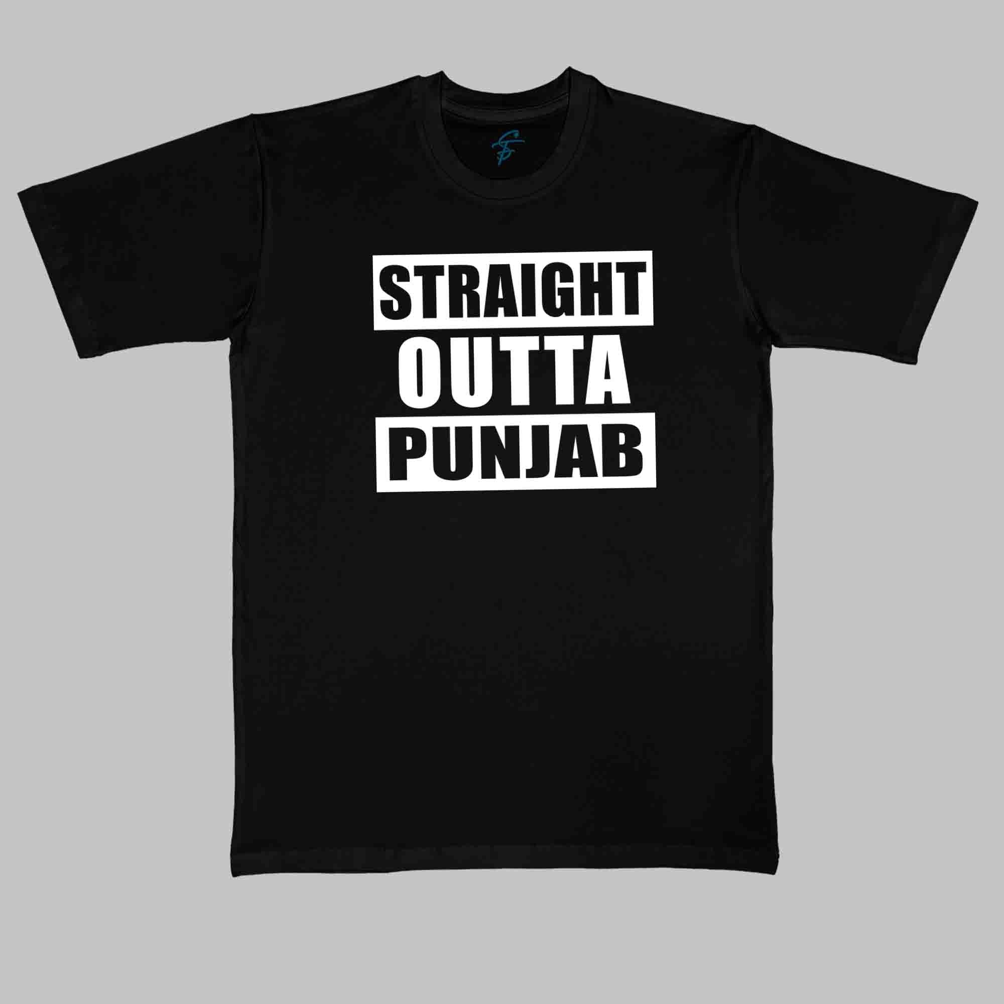 STRAIGHT OUTTA PUNJAB TSHIRT - Vibe Wear