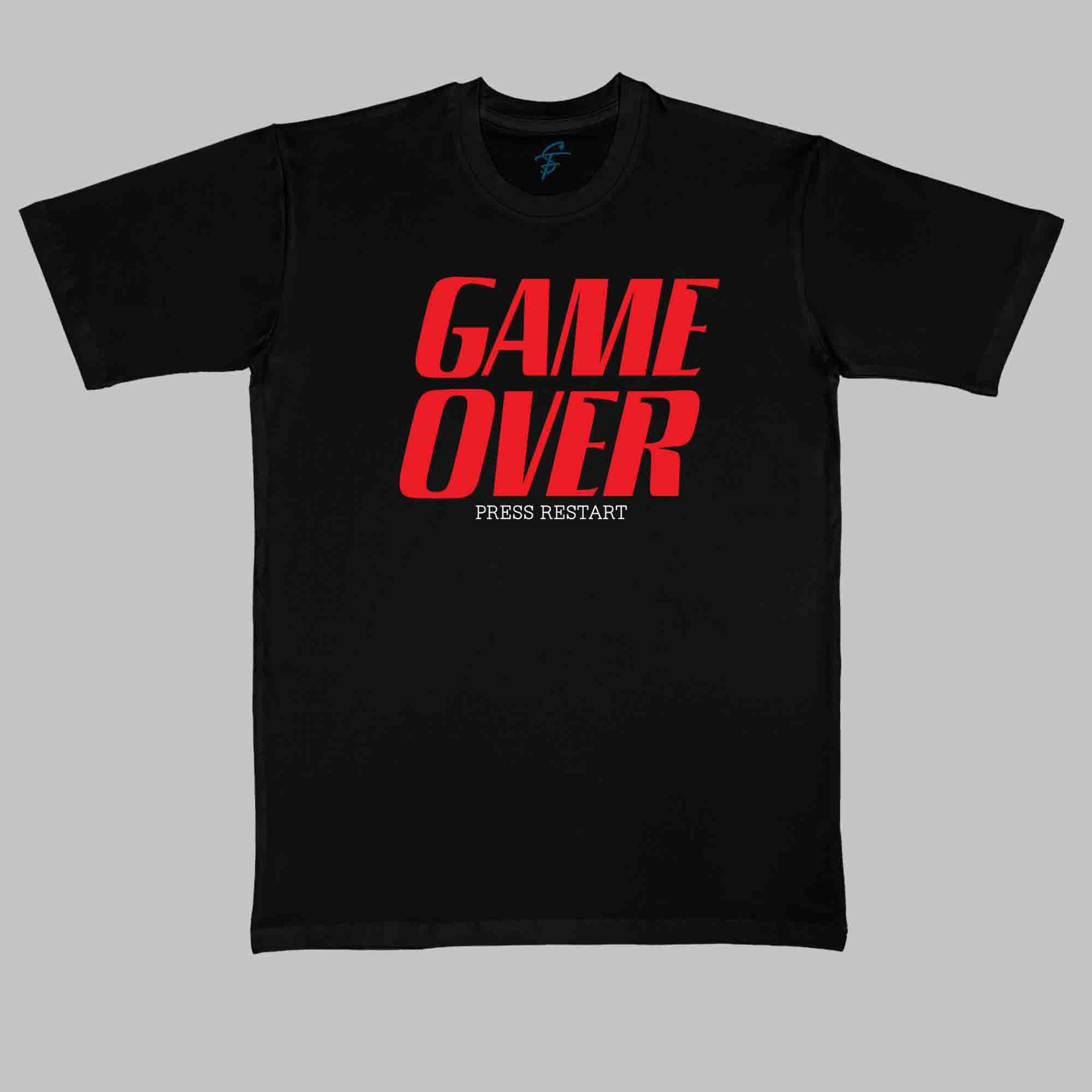 GAMEOVER TSHIRT - Cool Tees - Sitara Fashions