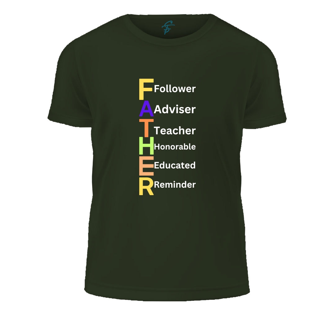 Parent-Child Graphic Print, Father's Day Matching T-Shirts