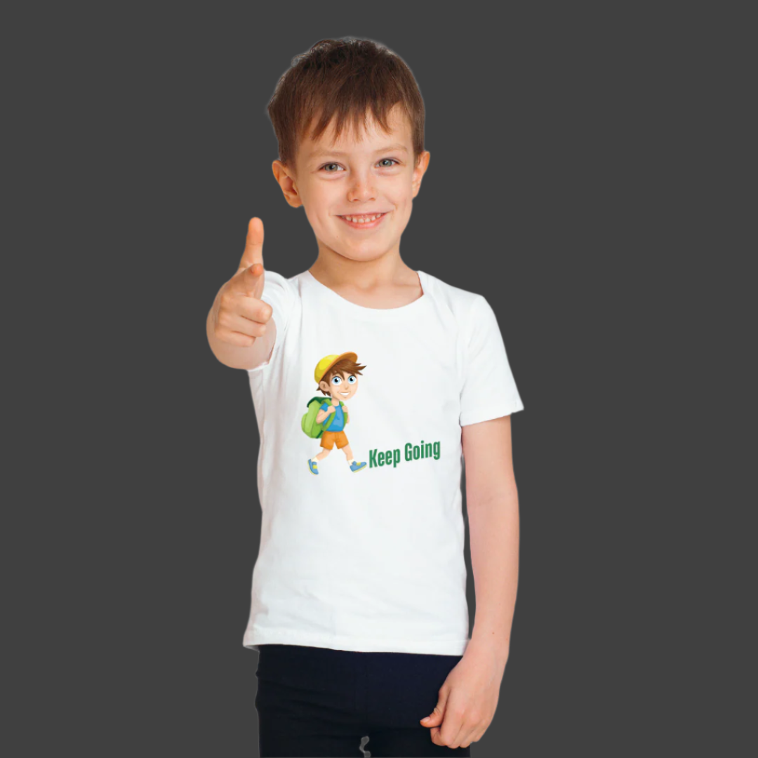 KEEP GOING AND STAY STRONG, T-Shirt,100% Cotton