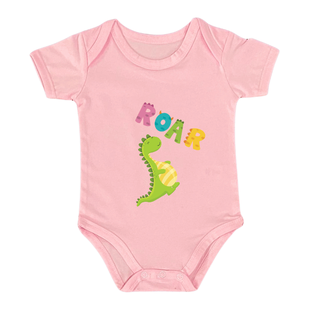 Roar Dino Kids Romper – Cute Dinosaur Design – Infant Tees