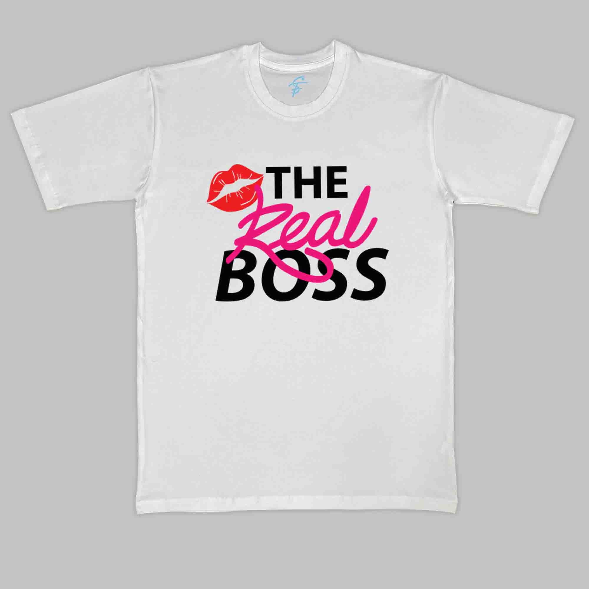 THE BOSS & THE REAL BOSS TSHIRT - Couple