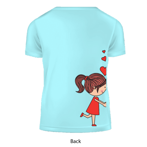 Cartoon Love Design, Set of 2 PCS – Couple Tshirt for Couples