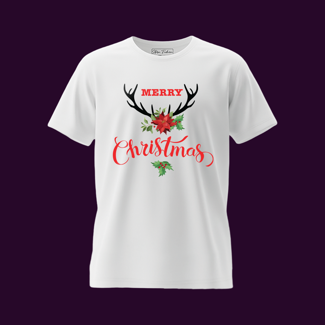 Merry Christmas Tees - Reindeer Christmas T-shirts Matching Family outfit