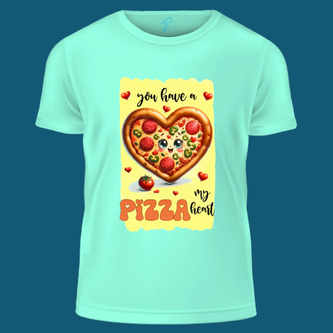 Let's have a slice of Pizza  - Vibe Wear T-Shirt, 100% Cotton