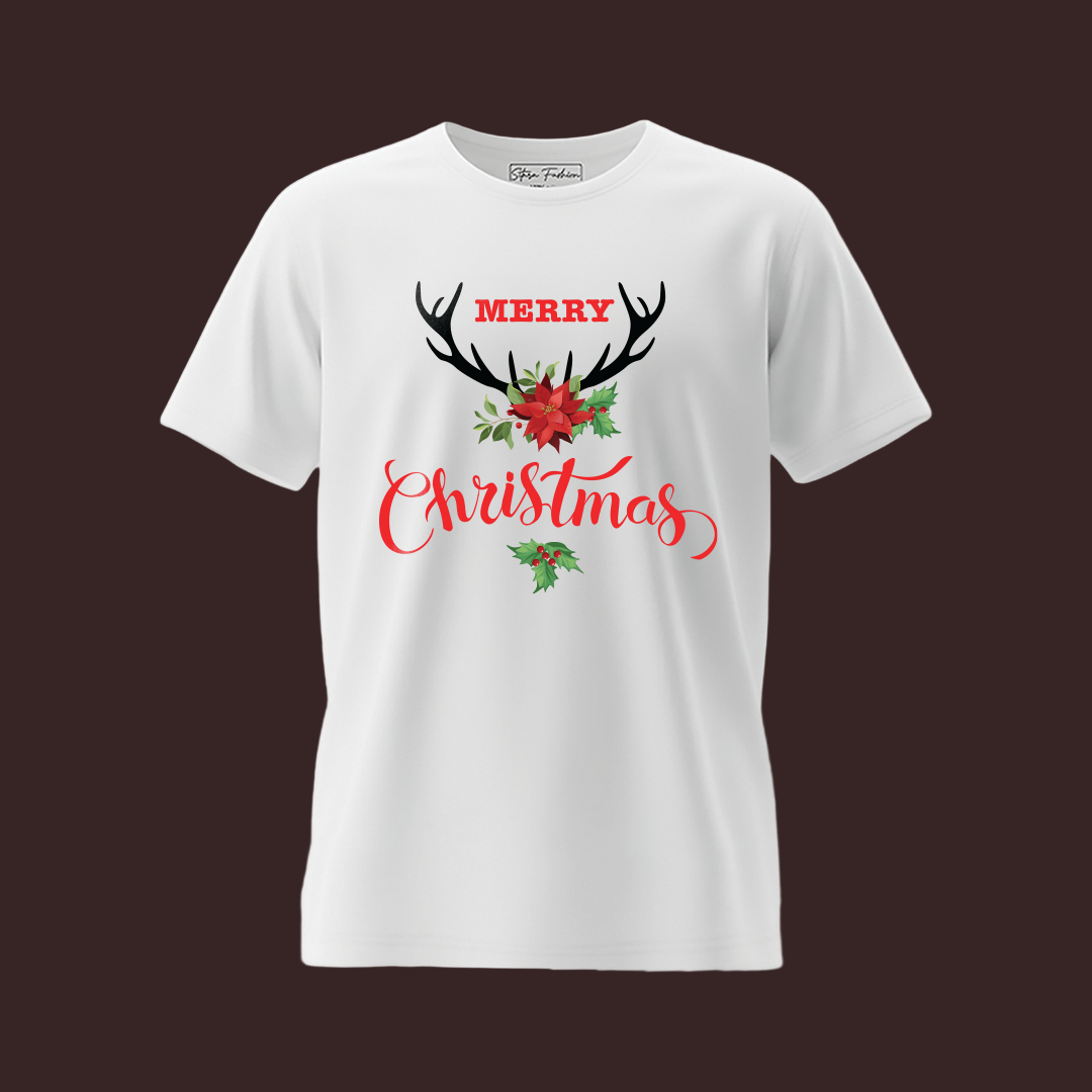 Merry Christmas Tees - Reindeer Christmas T-shirts Matching Family outfit