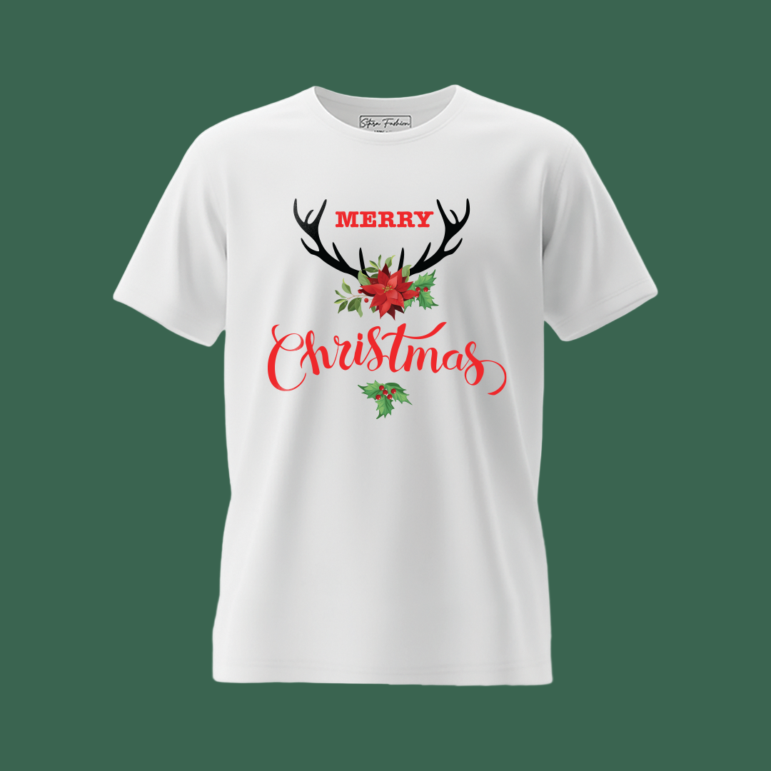 Merry Christmas Tees - Reindeer Christmas T-shirts Matching Family outfit