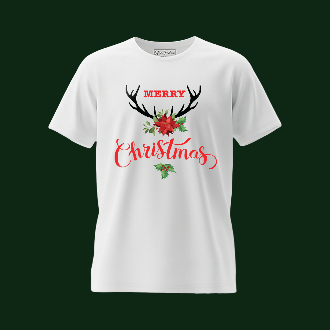 Merry Christmas Tees - Reindeer Christmas T-shirts Matching Family outfit