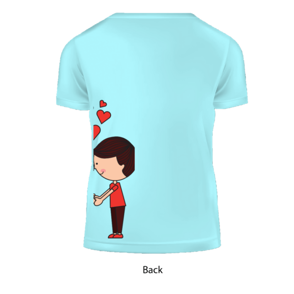 Cartoon Love Design, Set of 2 PCS – Couple Tshirt for Couples