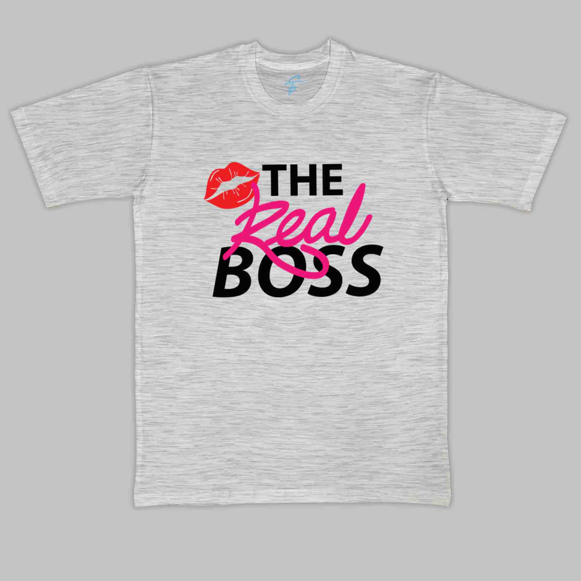 THE BOSS & THE REAL BOSS TSHIRT - Couple