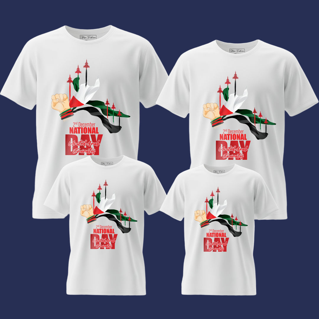 UAE National Day Graphic Family Tees – Unisex Matching Edition