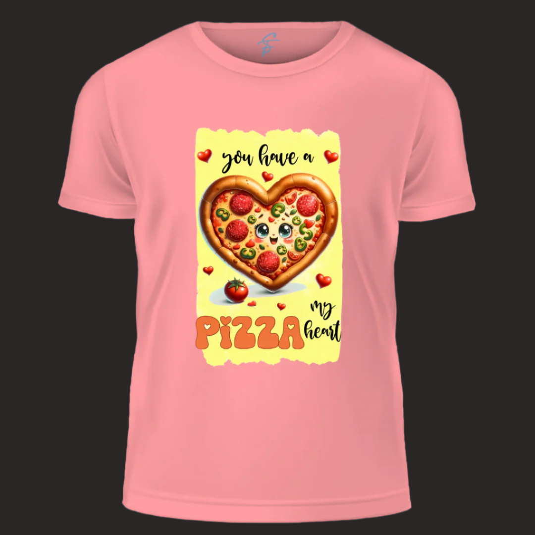 Let's have a slice of Pizza  - Vibe Wear T-Shirt, 100% Cotton