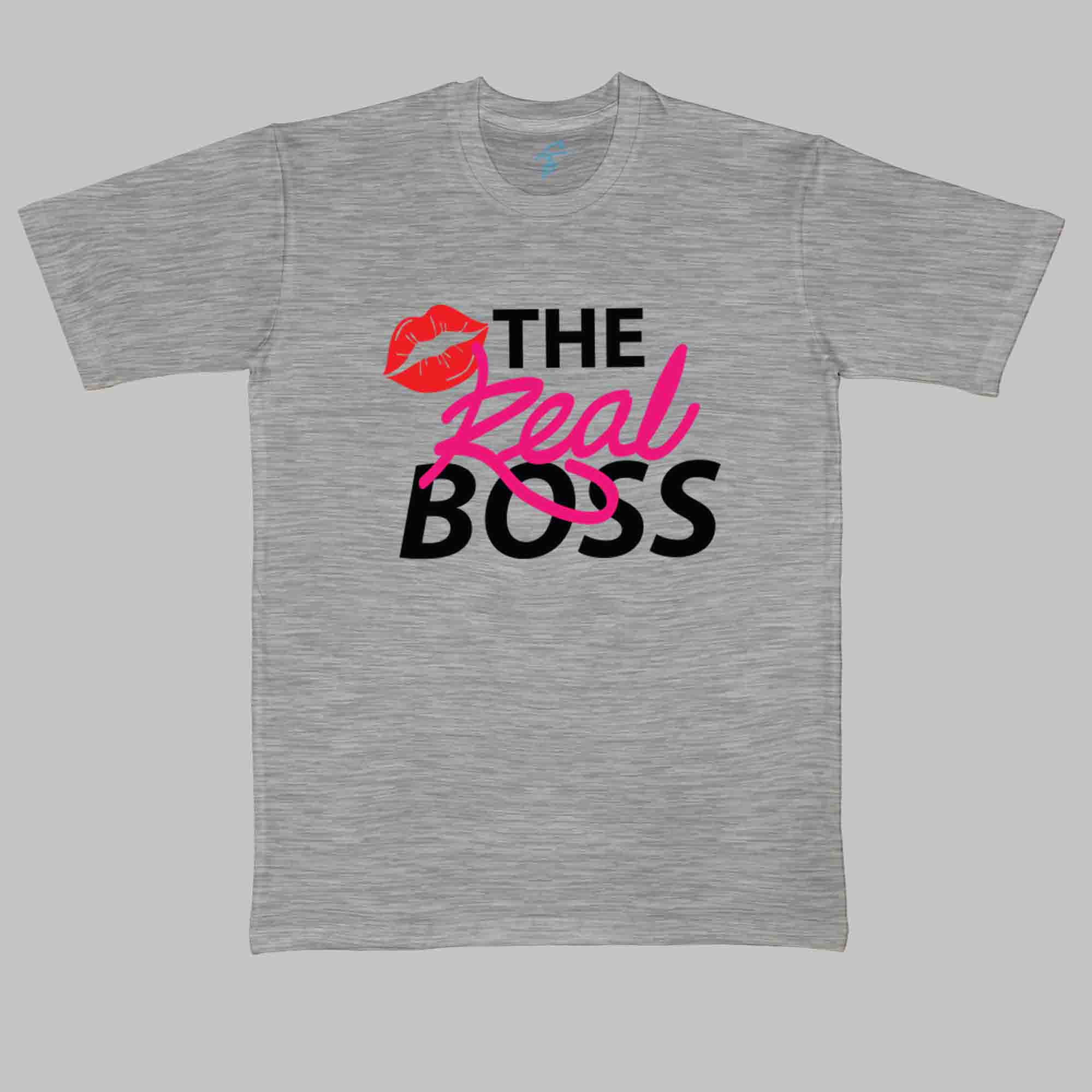 THE BOSS & THE REAL BOSS TSHIRT - Couple