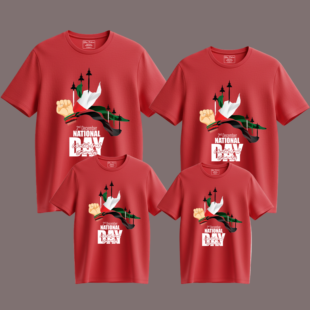 UAE National Day Graphic Family Tees – Unisex Matching Edition