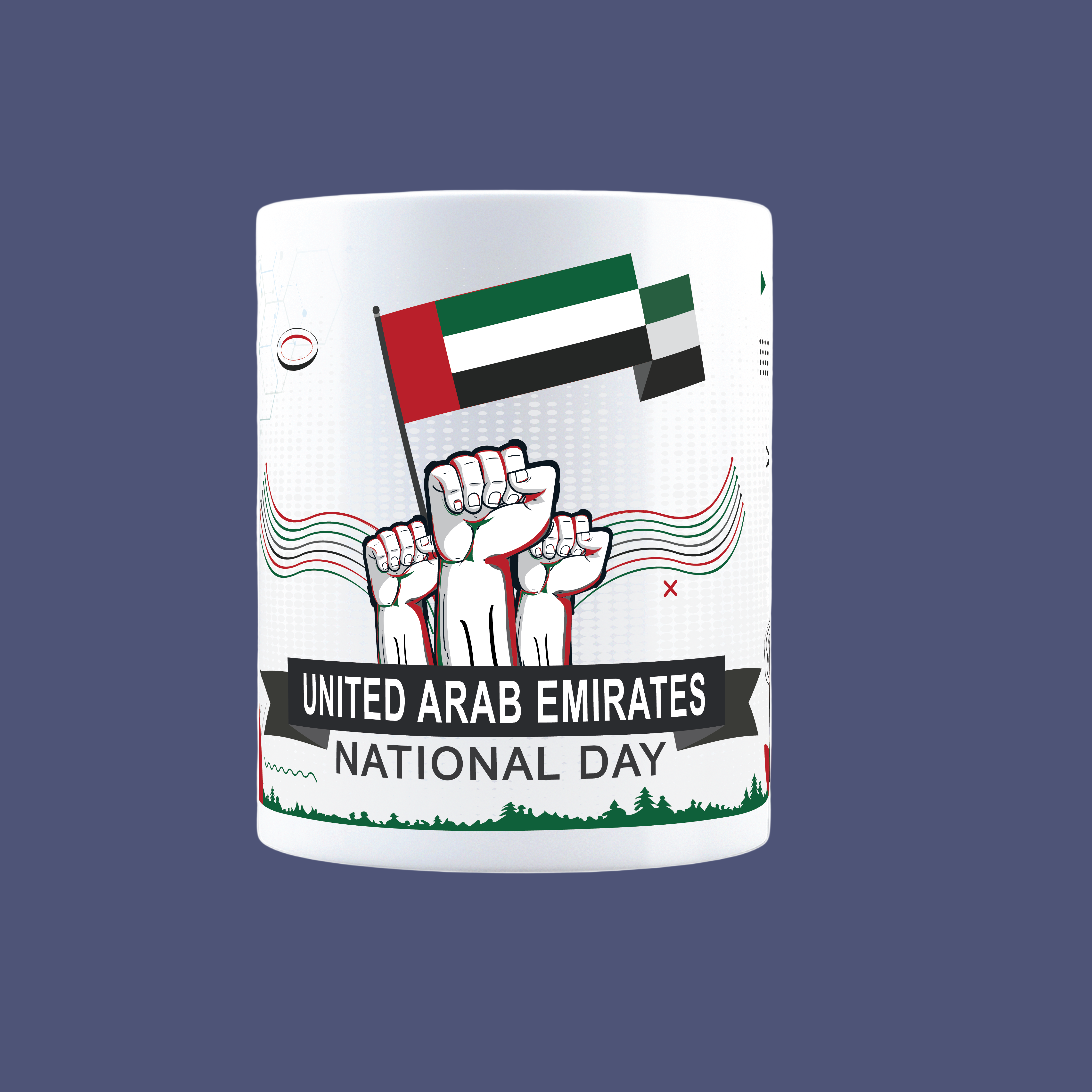 United Arab Emirates National Day Celebration Graphic