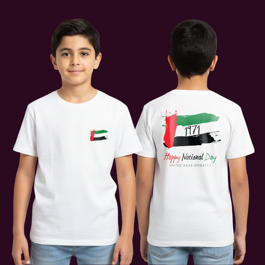 UAE National Day Coordinated Family T-Shirts – Happy National Day Edition